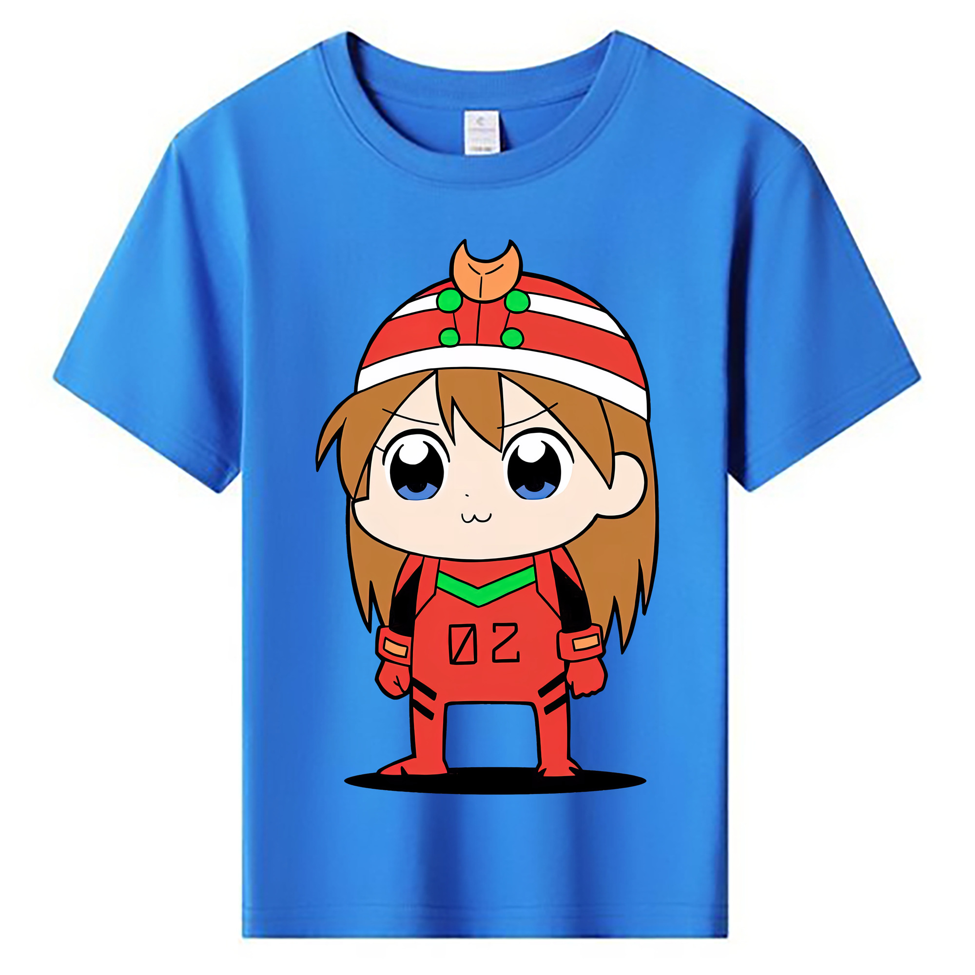 （画像用） EVA 新世紀エヴァンゲリオン 綿100％キッズTシャツ（フロントプリント）